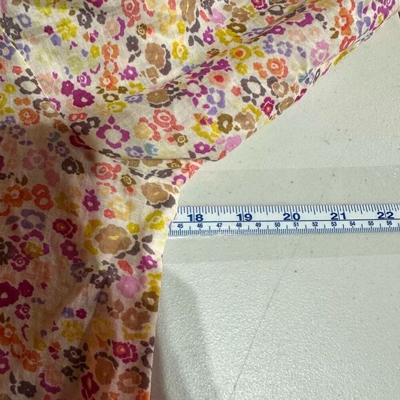 APiece Apart  Everlasting Floral Top Slipper Size 0 XS‎ Pink Feminine Romantic - Picture 5 of 10